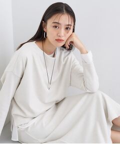 INDIVI / インディヴィ カットソー | 【SETUP可能／洗える／UVケア】ライトジャージ ボトルネックトップス