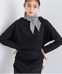 INDIVI / インディヴィ カットソー | 【SETUP可能／洗える／UVケア】ライトジャージ ボトルネックトップス