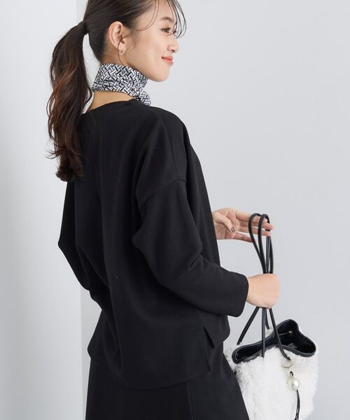 INDIVI / インディヴィ カットソー | 【SETUP可能／洗える／UVケア】ライトジャージ ボトルネックトップス | 詳細11