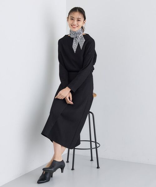 INDIVI / インディヴィ カットソー | 【SETUP可能／洗える／UVケア】ライトジャージ ボトルネックトップス | 詳細12