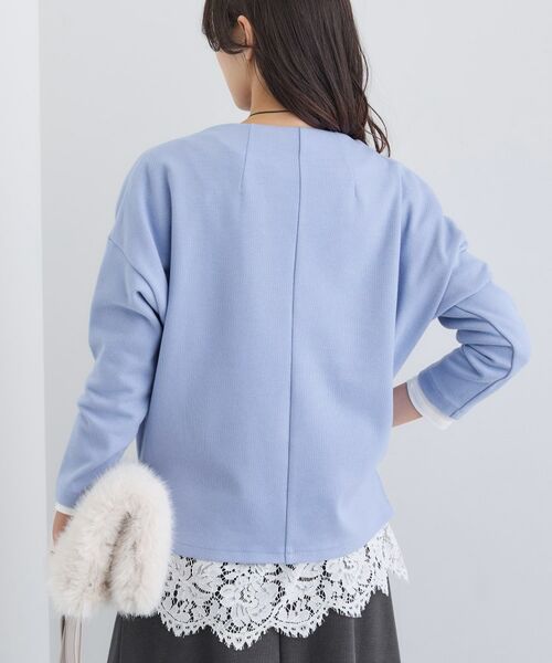 INDIVI / インディヴィ カットソー | 【SETUP可能／洗える／UVケア】ライトジャージ ボトルネックトップス | 詳細15