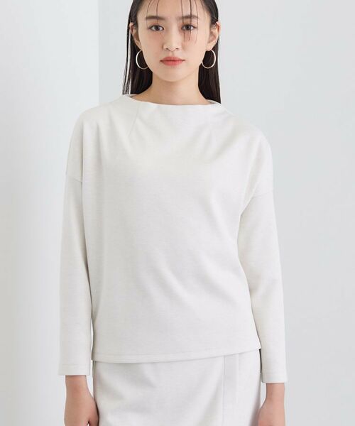 INDIVI / インディヴィ カットソー | 【SETUP可能／洗える／UVケア】ライトジャージ ボトルネックトップス | 詳細18