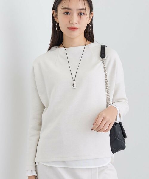 INDIVI / インディヴィ カットソー | 【SETUP可能／洗える／UVケア】ライトジャージ ボトルネックトップス | 詳細2