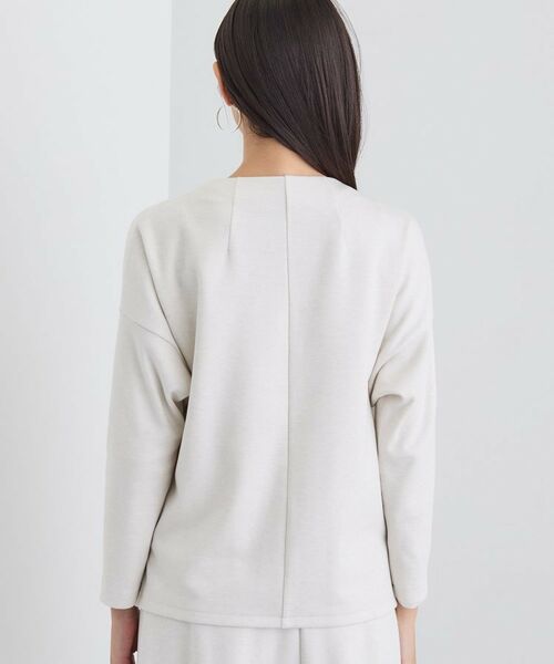 INDIVI / インディヴィ カットソー | 【SETUP可能／洗える／UVケア】ライトジャージ ボトルネックトップス | 詳細24