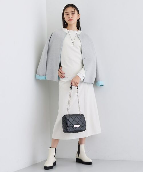 INDIVI / インディヴィ カットソー | 【SETUP可能／洗える／UVケア】ライトジャージ ボトルネックトップス | 詳細4