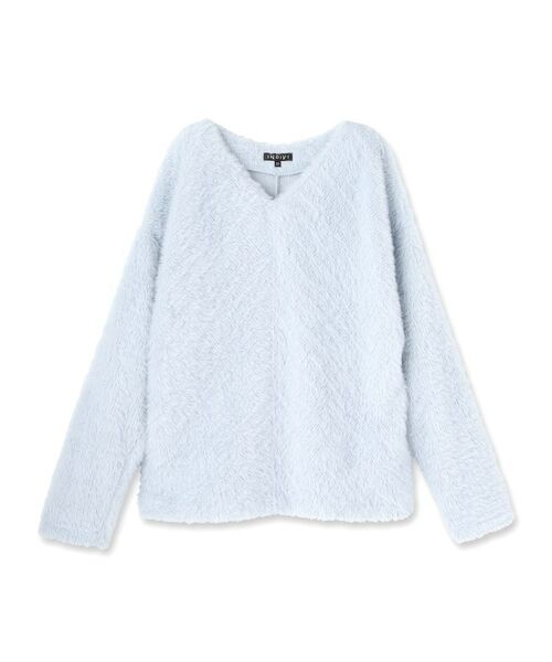 INDIVI / インディヴィ カットソー | 【洗える】エアリーシャギートップス | 詳細1