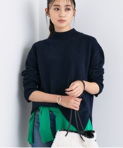 INDIVI / インディヴィ ニット・セーター | 【冬ニット人気NO．1！／カシミヤ混】ミドルゲージハイネックニット