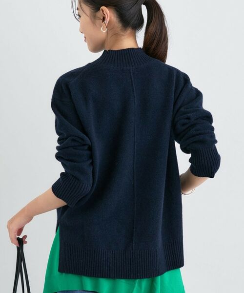 INDIVI / インディヴィ ニット・セーター | 【冬ニット人気NO.1!/カシミヤ混】ミドルゲージハイネックニット | 詳細15