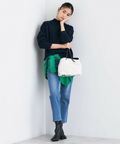 INDIVI / インディヴィ ニット・セーター | 【冬ニット人気NO.1!/カシミヤ混】ミドルゲージハイネックニット | 詳細16