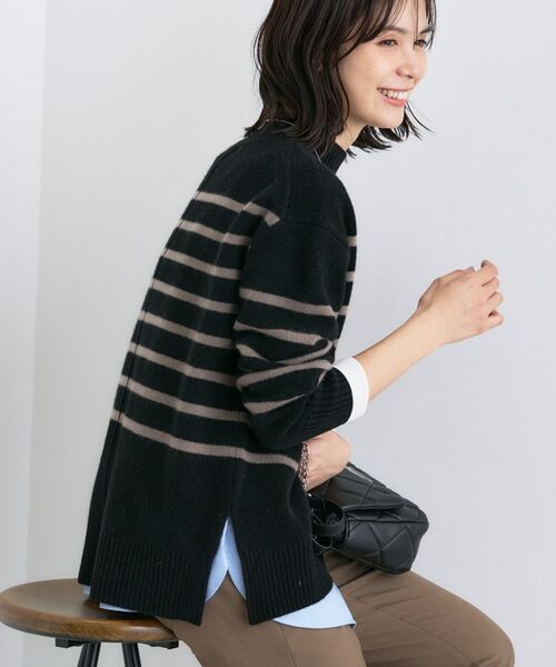 INDIVI / インディヴィ ニット・セーター | 【冬ニット人気NO.1!/カシミヤ混】ミドルゲージハイネックニット | 詳細19