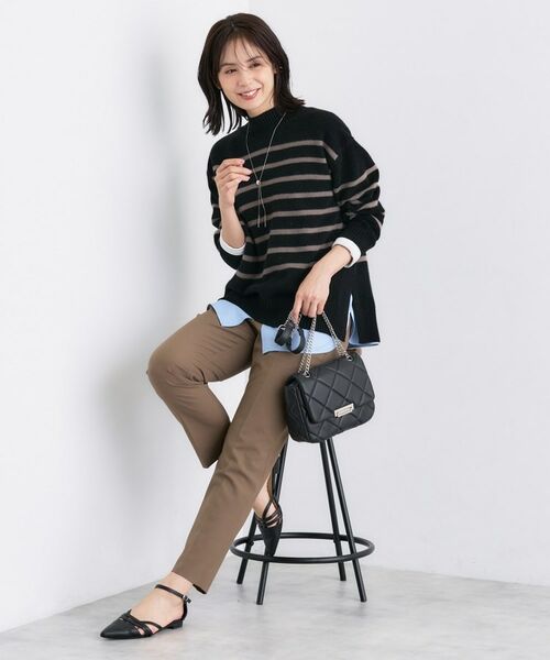 INDIVI / インディヴィ ニット・セーター | 【冬ニット人気NO.1!/カシミヤ混】ミドルゲージハイネックニット | 詳細20