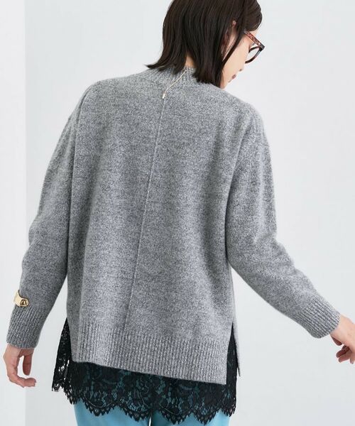 INDIVI / インディヴィ ニット・セーター | 【冬ニット人気NO.1!/カシミヤ混】ミドルゲージハイネックニット | 詳細23