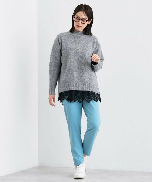 INDIVI / インディヴィ ニット・セーター | 【冬ニット人気NO.1!/カシミヤ混】ミドルゲージハイネックニット | 詳細24