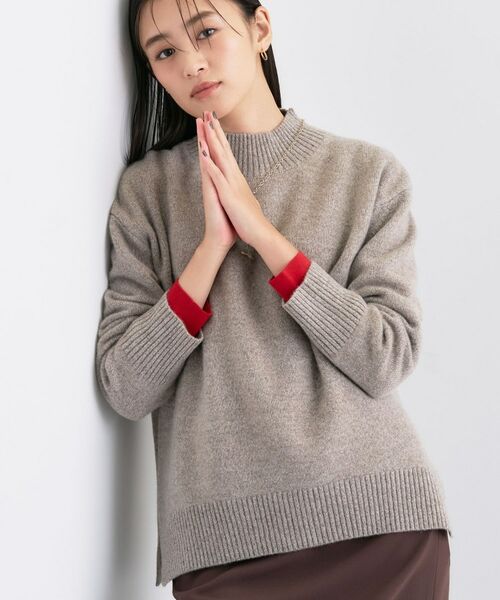 INDIVI / インディヴィ ニット・セーター | 【冬ニット人気NO.1!/カシミヤ混】ミドルゲージハイネックニット | 詳細26