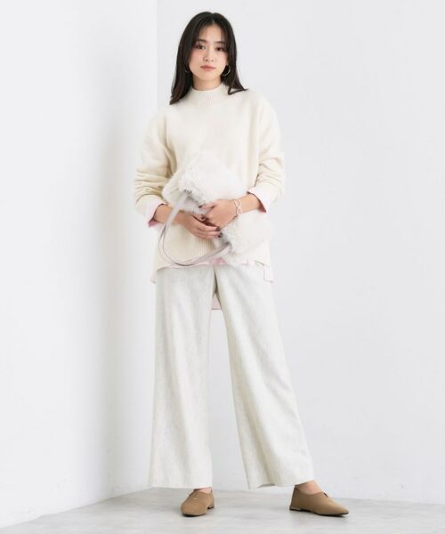 INDIVI / インディヴィ ニット・セーター | 【冬ニット人気NO.1!/カシミヤ混】ミドルゲージハイネックニット | 詳細3