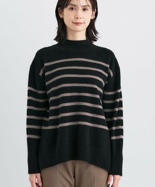 INDIVI / インディヴィ ニット・セーター | 【冬ニット人気NO.1!/カシミヤ混】ミドルゲージハイネックニット | 詳細30