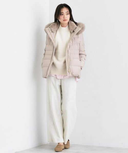 INDIVI / インディヴィ ニット・セーター | 【冬ニット人気NO.1!/カシミヤ混】ミドルゲージハイネックニット | 詳細4