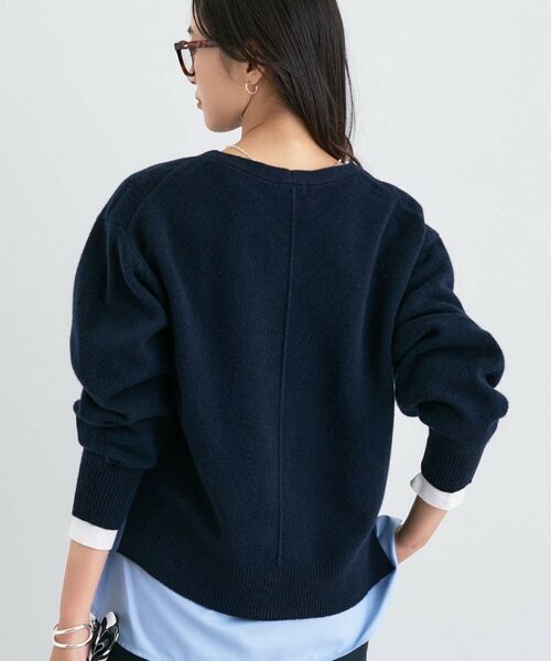 INDIVI / インディヴィ ニット・セーター | 【洗える／カシミヤ混】ミドルゲージVネックニット | 詳細15