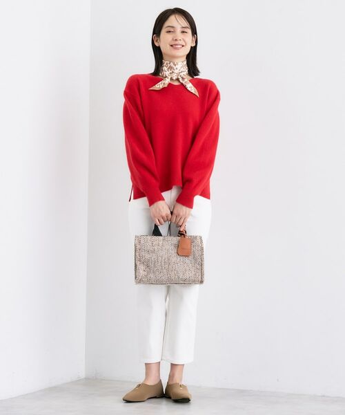 INDIVI / インディヴィ ニット・セーター | 【洗える／カシミヤ混】ミドルゲージVネックニット | 詳細8