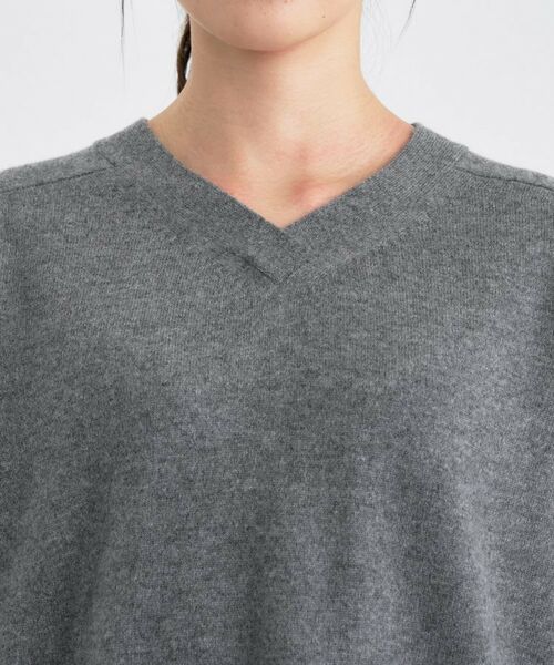 INDIVI / インディヴィ ニット・セーター | 【洗える／チュニック丈／カシミヤ混】スリットデザインVネックニット | 詳細29
