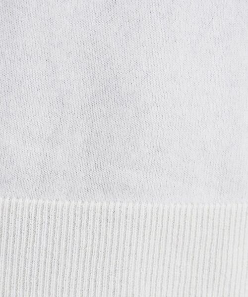 INDIVI / インディヴィ ニット・セーター | 【洗える／チュニック丈／カシミヤ混】スリットデザインVネックニット | 詳細5