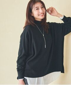 INDIVI / インディヴィ ニット・セーター | 【洗える／毛玉になりにくい】エクストラファインウール ハイネックニット