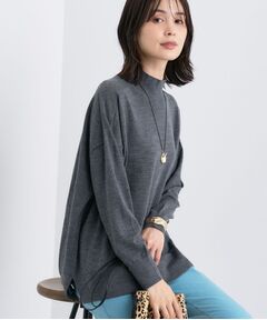 INDIVI / インディヴィ ニット・セーター | 【洗える／毛玉になりにくい】エクストラファインウール ハイネックニット