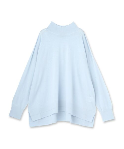 INDIVI / インディヴィ ニット・セーター | 【洗える/毛玉になりにくい】エクストラファインウール ハイネックニット | 詳細1