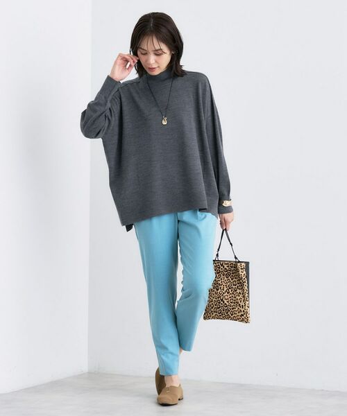 INDIVI / インディヴィ ニット・セーター | 【洗える/毛玉になりにくい】エクストラファインウール ハイネックニット | 詳細16