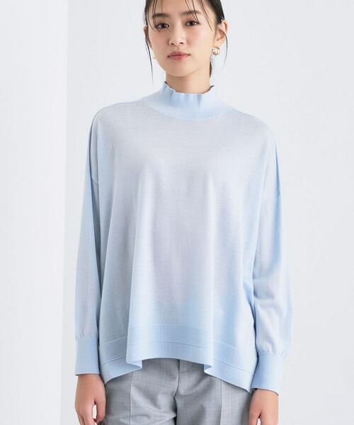 INDIVI / インディヴィ ニット・セーター | 【洗える/毛玉になりにくい】エクストラファインウール ハイネックニット | 詳細18