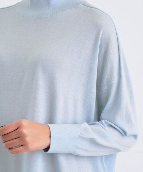 INDIVI / インディヴィ ニット・セーター | 【洗える/毛玉になりにくい】エクストラファインウール ハイネックニット | 詳細22