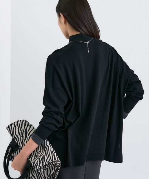 INDIVI / インディヴィ ニット・セーター | 【洗える/毛玉になりにくい】エクストラファインウール ハイネックニット | 詳細3