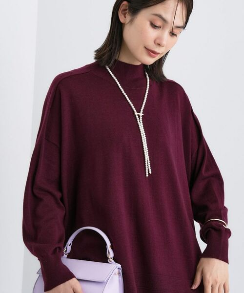 INDIVI / インディヴィ ニット・セーター | 【洗える/毛玉になりにくい】エクストラファインウール ハイネックニット | 詳細6