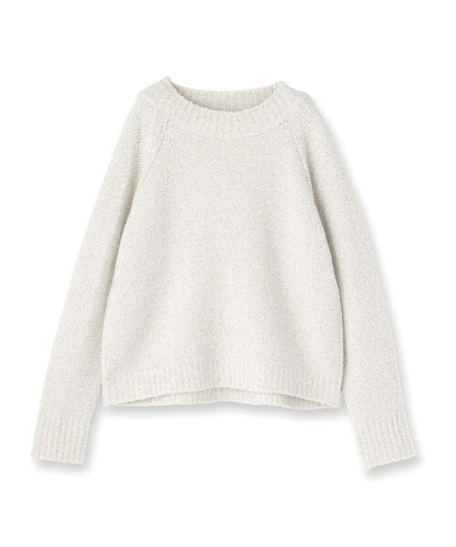 INDIVI / インディヴィ ニット・セーター | 【洗える/ラメ/意匠感】ミックスブークレニット | 詳細1