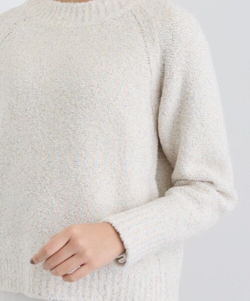 INDIVI / インディヴィ ニット・セーター | 【洗える/ラメ/意匠感】ミックスブークレニット | 詳細14