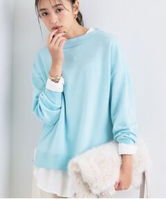 INDIVI / インディヴィ ニット・セーター | 【洗える／カシミヤ混】ボトルネック ドルマンスリーブニット