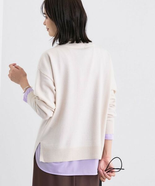 INDIVI / インディヴィ ニット・セーター | 【洗える／カシミヤ混】ボトルネック ドルマンスリーブニット | 詳細11
