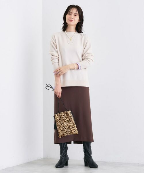 INDIVI / インディヴィ ニット・セーター | 【洗える／カシミヤ混】ボトルネック ドルマンスリーブニット | 詳細12