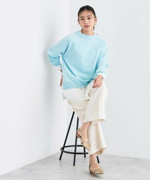 INDIVI / インディヴィ ニット・セーター | 【洗える／カシミヤ混】ボトルネック ドルマンスリーブニット | 詳細19