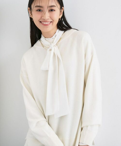 INDIVI / インディヴィ ニット・セーター | 【洗える／カシミヤ混】ボトルネック ドルマンスリーブニット | 詳細2