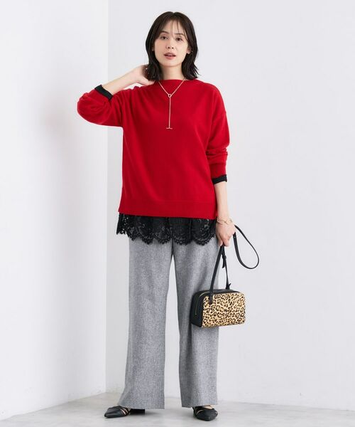 INDIVI / インディヴィ ニット・セーター | 【洗える／カシミヤ混】ボトルネック ドルマンスリーブニット | 詳細23