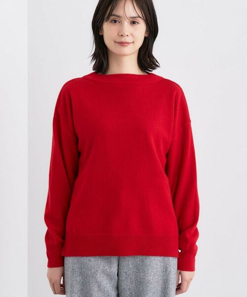 INDIVI / インディヴィ ニット・セーター | 【洗える／カシミヤ混】ボトルネック ドルマンスリーブニット | 詳細25