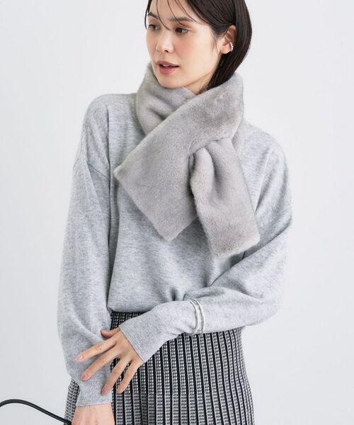 INDIVI / インディヴィ ニット・セーター | 【洗える／カシミヤ混】ボトルネック ドルマンスリーブニット | 詳細6