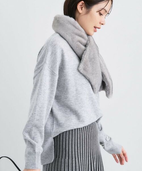 INDIVI / インディヴィ ニット・セーター | 【洗える／カシミヤ混】ボトルネック ドルマンスリーブニット | 詳細7