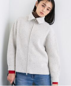 INDIVI / インディヴィ カーディガン・ボレロ | 【洗える】カラーネップ ダブルジップカーディガン