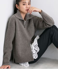 INDIVI / インディヴィ カーディガン・ボレロ | 【洗える】カラーネップ ダブルジップカーディガン