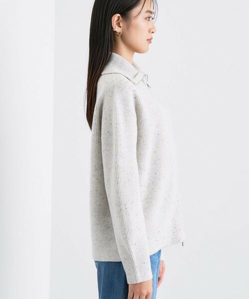 INDIVI / インディヴィ カーディガン・ボレロ | 【洗える】カラーネップ ダブルジップカーディガン | 詳細15