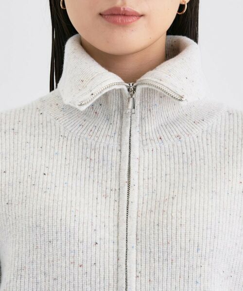 INDIVI / インディヴィ カーディガン・ボレロ | 【洗える】カラーネップ ダブルジップカーディガン | 詳細17
