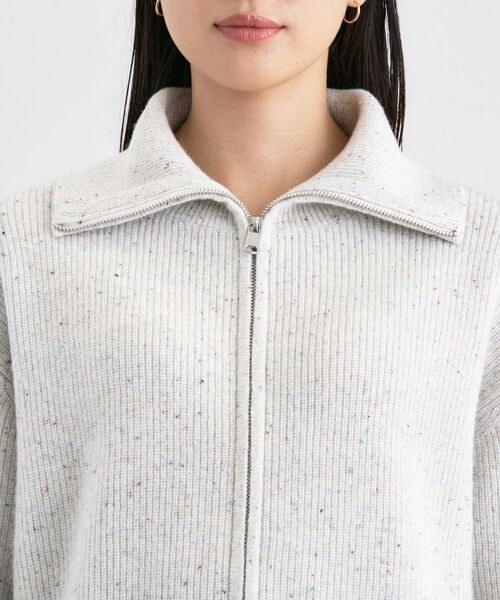 INDIVI / インディヴィ カーディガン・ボレロ | 【洗える】カラーネップ ダブルジップカーディガン | 詳細18