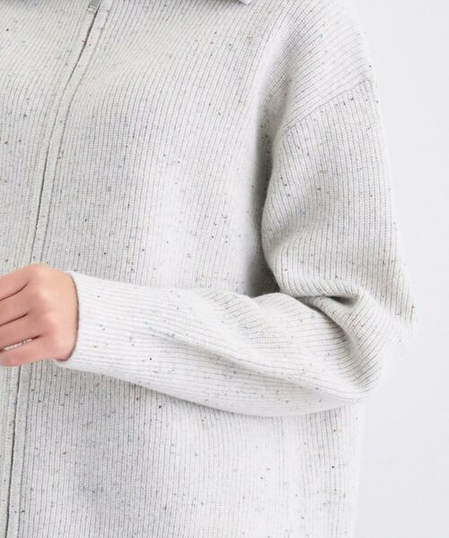 INDIVI / インディヴィ カーディガン・ボレロ | 【洗える】カラーネップ ダブルジップカーディガン | 詳細19
